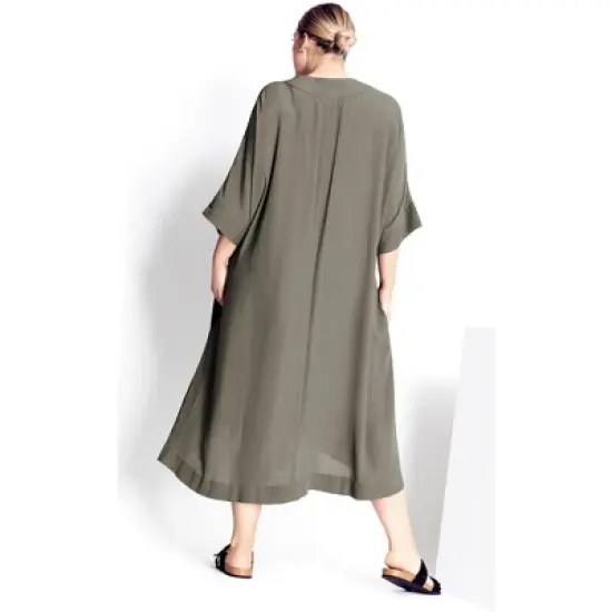Women's Plus Size  Kara Dress - moss | REFINITY image {1}
