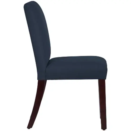 Hendrix Dining Chair in Linen Navy - Skyline Furniture image {2}