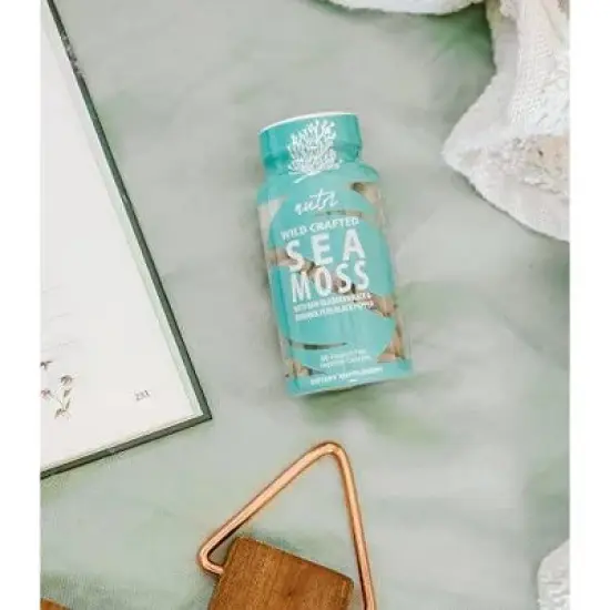 Nutri Sea Moss Complex 1400mg with Black Pepper Dietary Supplements Capsules - 60ct image {2}