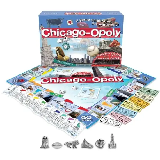 Late for the Sky: Chicago-Opoly Monopoly Board Game image {6}