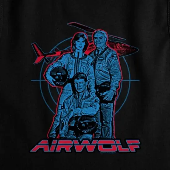 Women's Airwolfgraphic Sleeveless Crop Top Tank image {1}