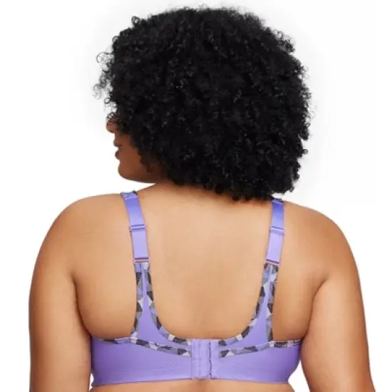 Glamorise Womens No-Bounce Camisole Sports Wirefree Bra 1066 Purple image {1}
