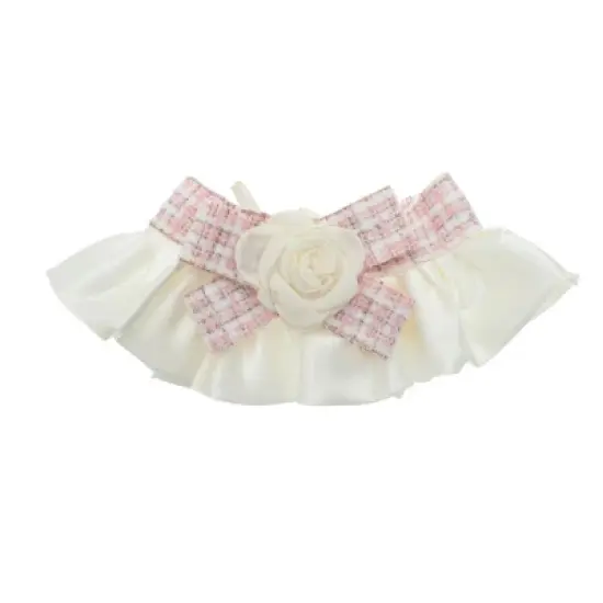 Unique Bargains Cat Collar Pink Black 2 Pcs image {2}