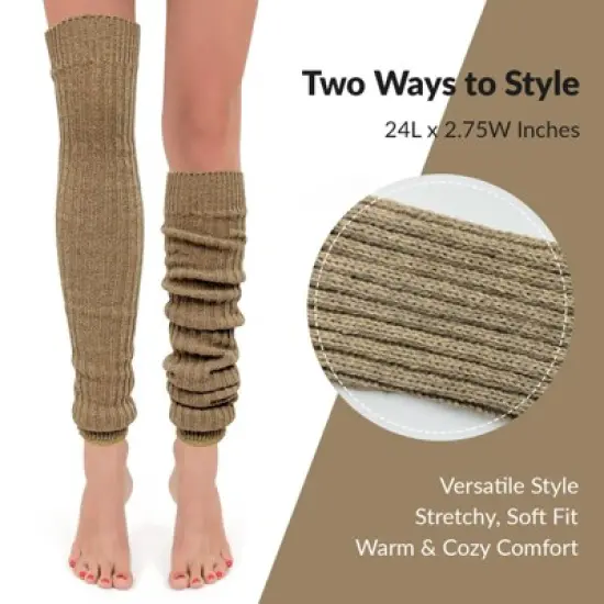 Wrapables Over The Knee Long Wool Blend Leg Warmers image {7}