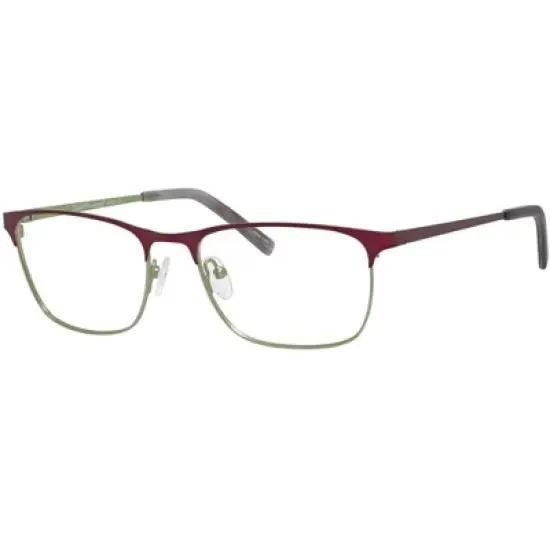 Ernest Hemingway H4818 Designer Stainless Steel Eye Glasses Frame in Lime Green Burgundy Red Demi/Demo Lens 138mm Frame/54mm Lens Width image {4}