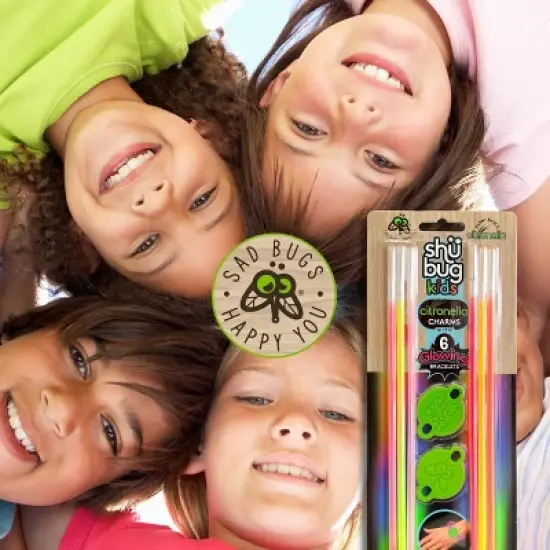 Shubug 6pk Kids Citronella Glow Bracelets image {4}