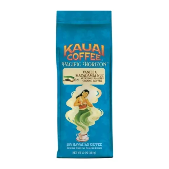 Kauai Coffee Vanilla Macadamia Nut Medium Roast Ground Coffee - 10oz image {6}