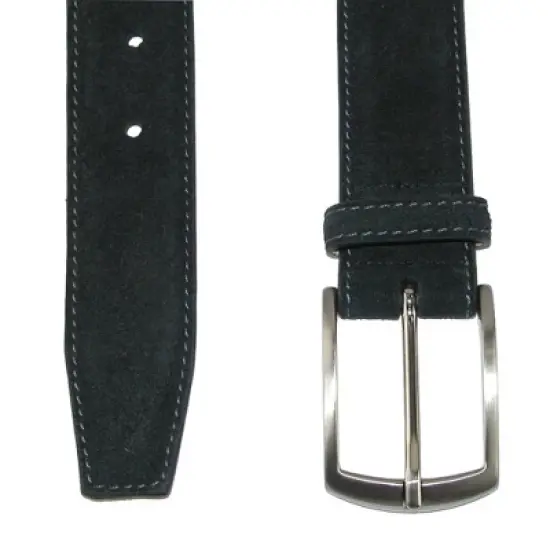 CrookhornDavis Men's Monza Suede Belt with Contrast Stitch image {1}