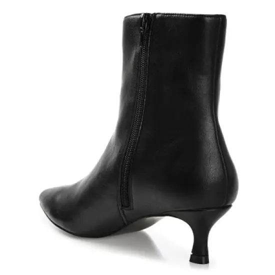 Journee Collection Womens Arely Tru Comfort Foam Pointed Toe Kitten Heel Ankle Booties image {6}