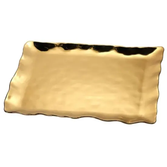 Certified International Gold Coast Rectangular Platter image {1}