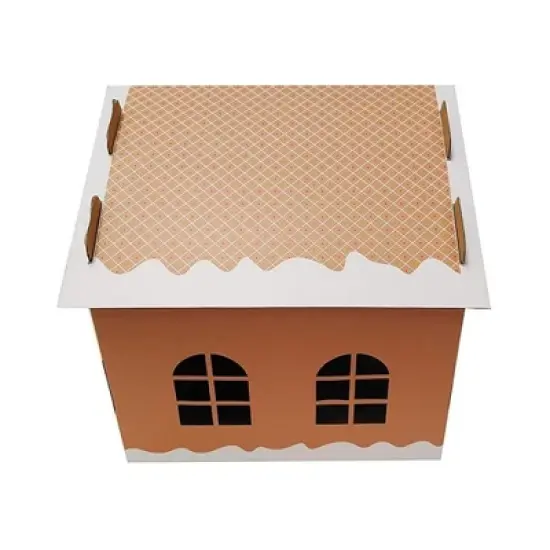 Midlee Gingerbread Christmas Cat Scratcher House image {3}
