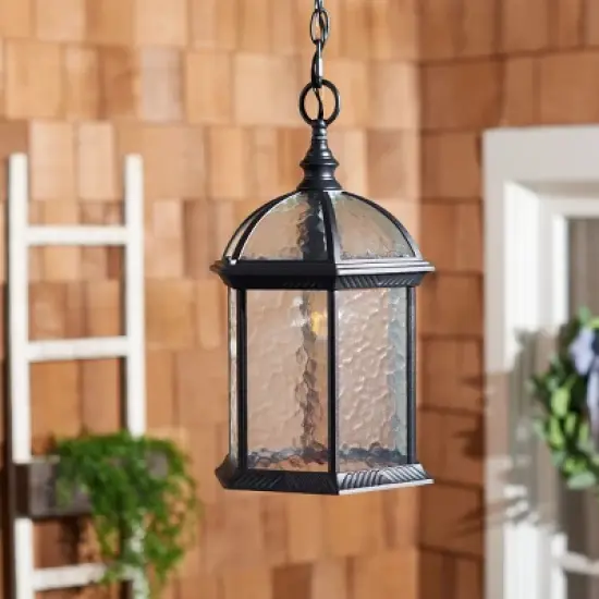 Falyn 10" Outdoor Pendant - PLT7005 - Bronze - Safavieh image {2}