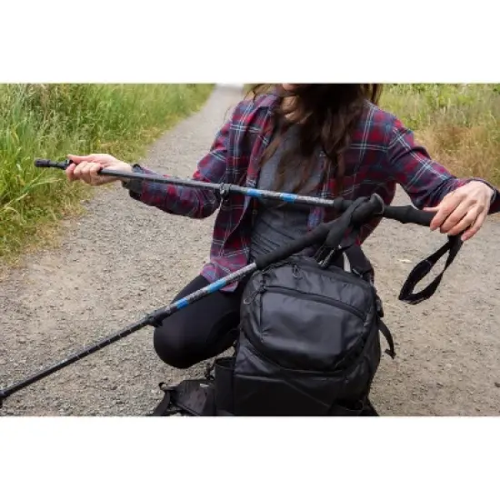 Cascade Mountain Tech Carbon Fiber Quick Lock Trekking Poles  image {1}