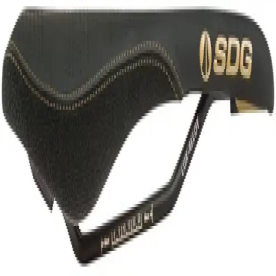 SDG Radar Saddle - Lux-Alloy, Black/Tan image {1}