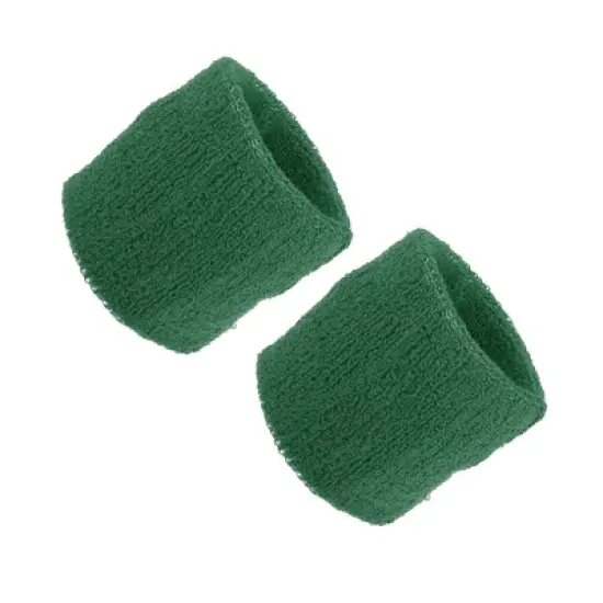 Unique Bargains Wrist Sweat bands Wristbands for Sport Absorbing Cotton Terry Cloth 3.15" 1 Pair image {21}