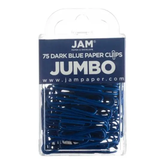 JAM Paper 2" 75pk Colorful Jumbo Paper Clips - Large image {4}