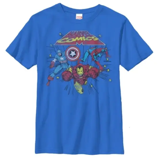Boy's Marvel Comic Stars T-Shirt image {6}