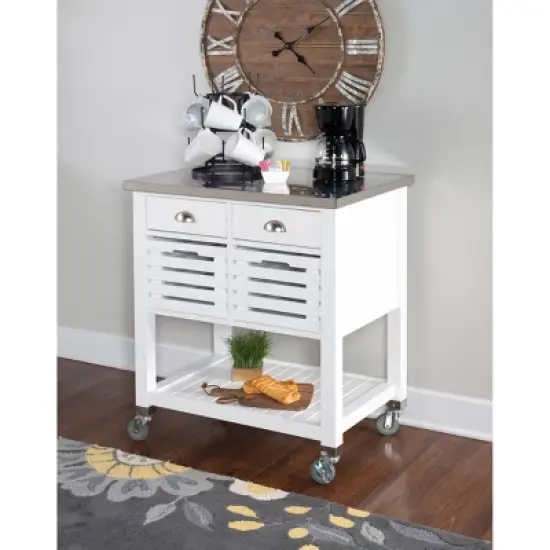 Robbin Kitchen Cart - Linon image {6}