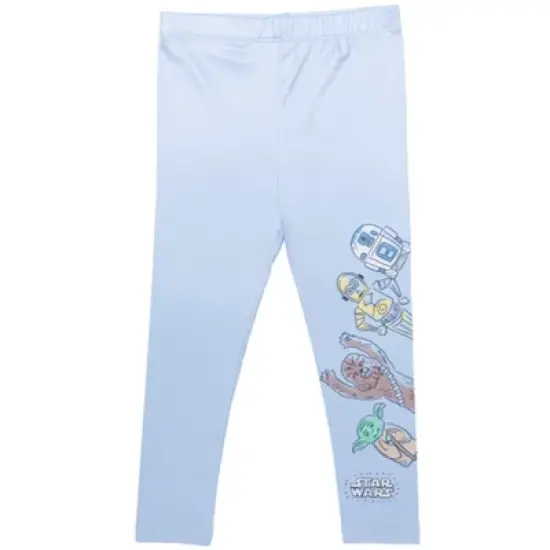 Star Wars C-3PO Princess Leia Chewbacca 3 Pack Leggings  image {1}