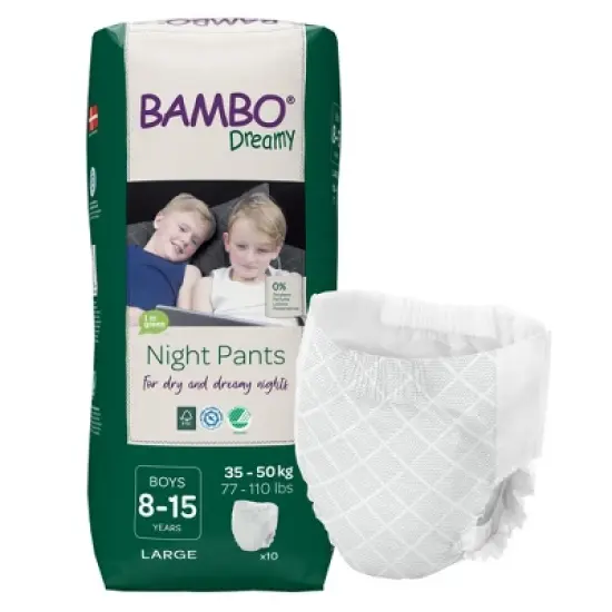 Bambo Dreamy Potty Training Night Pants for Boys Ages 8-15 image {5}