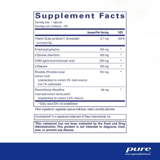 Pure Encapsulations Emotional Wellness - Support for Occasional Stress* image {1}