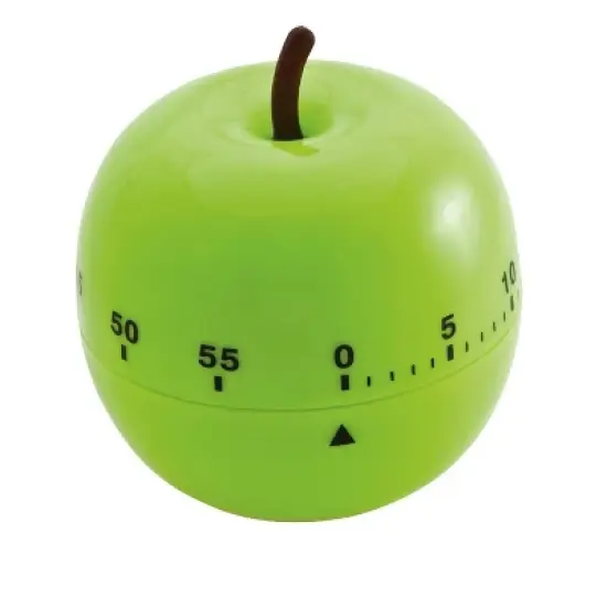 Baumgartens Apple-Shaped Timer, Green, Pack of 3 image {1}