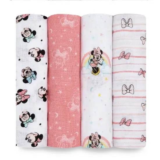 Aden by Aden + Anais Muslin Swaddle Blankets Disney - 4pk  image {6}