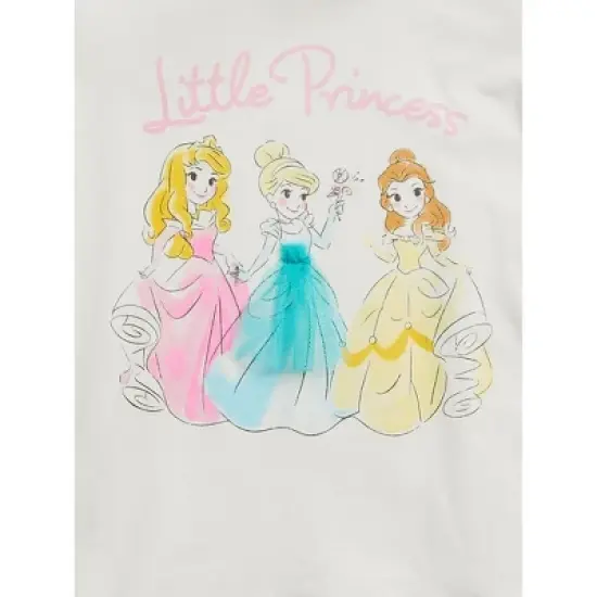 Disney The Little Mermaid Princess Cinderella Girls T-Shirt Leggings and Headband 3 Piece Outfit Set Toddler to Little Kid image {7}