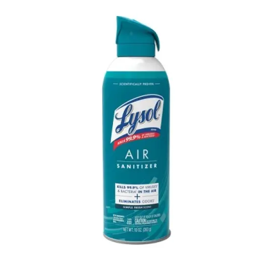 Lysol Simple Fresh Air Sanitizer Spray - 10oz image {6}