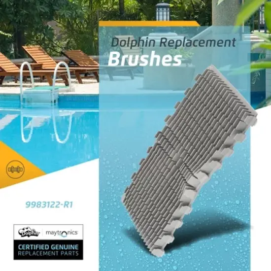 Dolphin Maytronics Grey Active Brush 9983122-R1 Replacement Part image {2}