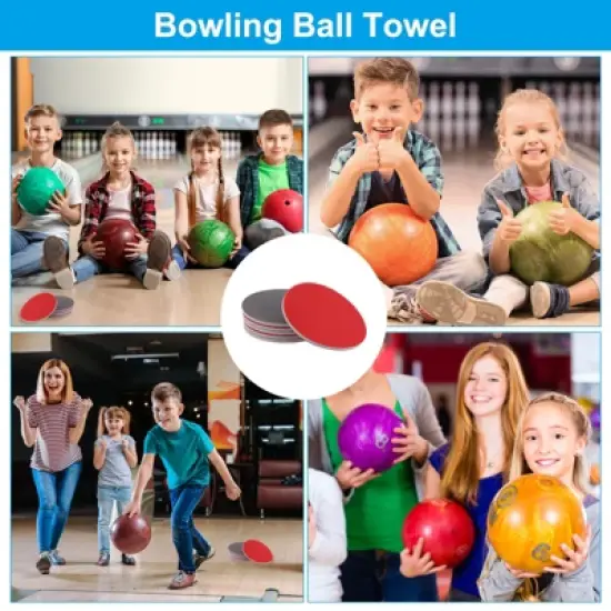 Unique Bargains Sanding Polishing Bowling Pads for Different Texture Balls 12 Pcs image {4}