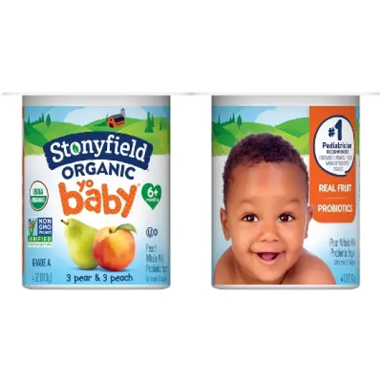 Stonyfield Organic YoBaby Whole Milk Yogurt image {11}