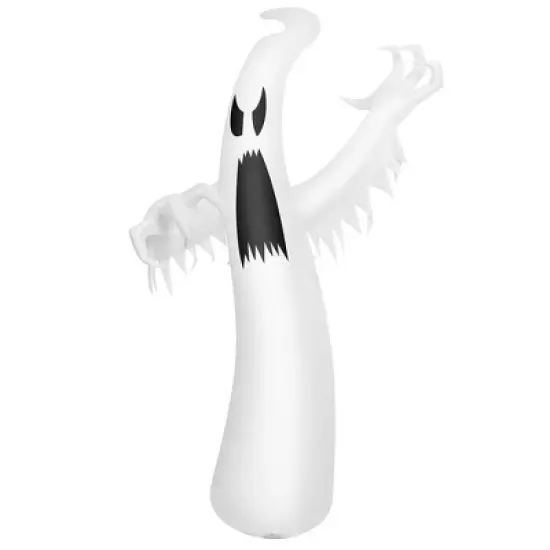 Costway 12ft Halloween Inflatable Ghost Quick Blow up w/LED Lights Outdoor Yard Scary Decoration image {7}