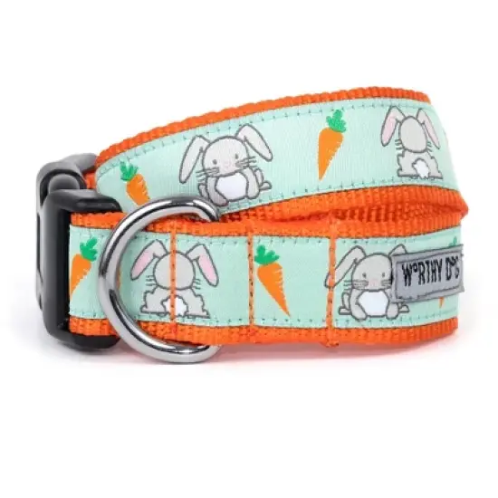 The Worthy Dog Bunnies Dog Collar image {1}