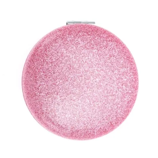 Unique Bargains Portable Round Makeup Mirror 1 Pc image {7}