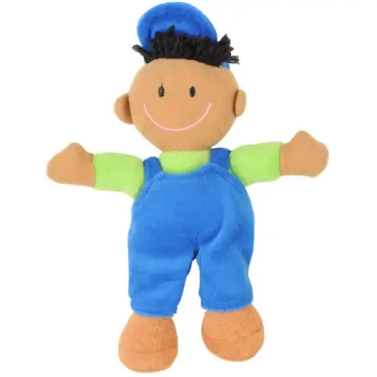 Kaplan Early Learning Diverse Soft Dolls with Yarn Hair - Set of 4 image {2}