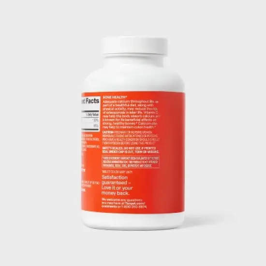 Calcium and Vitamin D3 Dietary Supplement Tablets - up&up&trade; image {3}