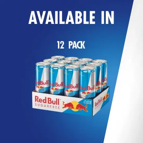 Red Bull Sugar Free Energy Drink - 16 fl oz Can image {5}