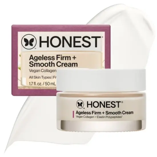 Honest Beauty Ageless Firm and Smooth Cream with Vegan Collagen and Hyaluronic Acid - 1.7 fl oz image {14}