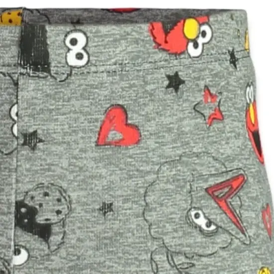 Sesame Street Big Bird Cookie Monster Elmo Girls Pullover T-Shirt and Leggings Outfit Set Little Kid image {5}