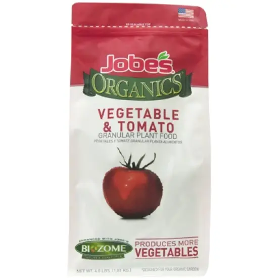 Jobe's Biozome Organic Vegetable and Tomato Granules Plant Food 4 lb image {1}