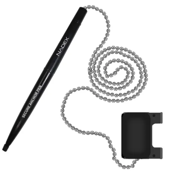Nadex Coins&trade; Ball and Chain Security Pen Set (12 Pen; Black) image {1}