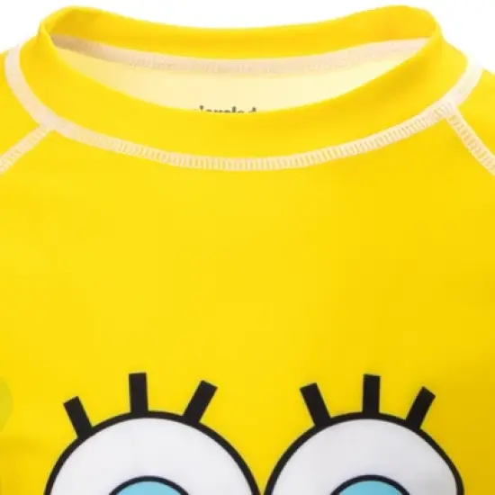 SpongeBob SquarePants Rash Guard Swim Shirt Toddler to Big Kid  image {5}