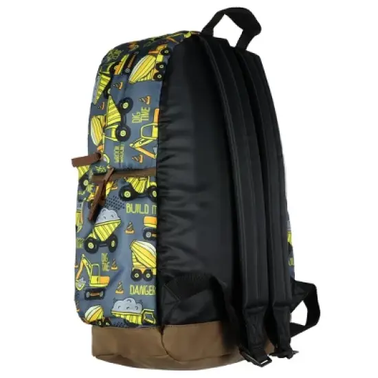 Intimo Dump Trucks 16" Backpack Construction Vehicles Travel School Book Bag Multicolored image {4}