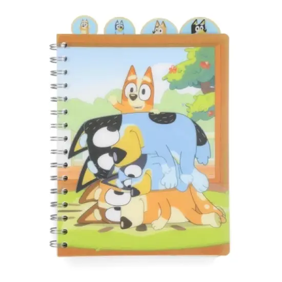 Innovative Designs Bluey 4 Tab Spiral Bound Notebook image {3}