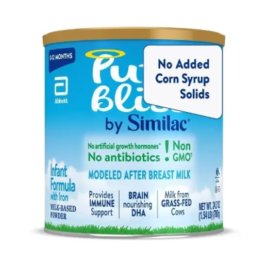 Similac Pure Bliss Non-GMO Powder Infant Formula - 24.7oz image {4}