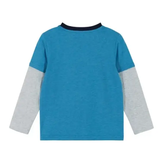 Andy & Evan  Toddler Racecar Long Sleeve Two-Fer Tee image {1}