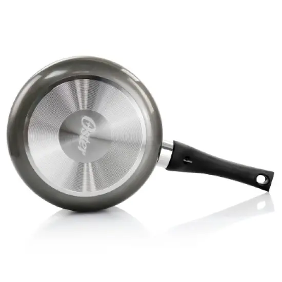 Oster 2.5 Quart Merrion Nonstick Aluminum Saucepan with Lid in Metallic Grey image {5}