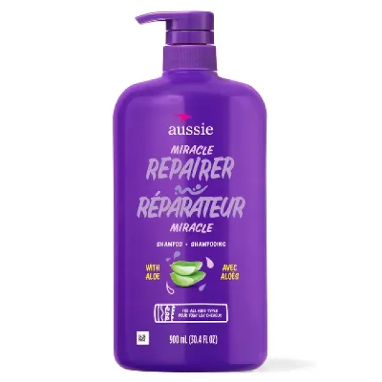 Aussie Miracle Repairer Shampoo with Aloe - 30.4 fl oz image {7}