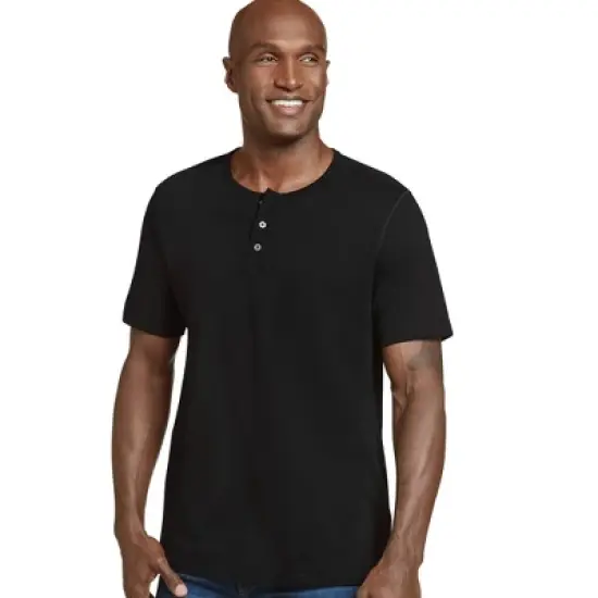 Jockey Men's 100% Cotton Signature Henley image {2}